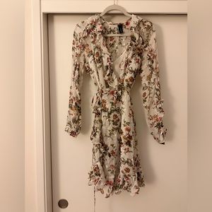 Needle and Thread Mini Floral Wrap Dress